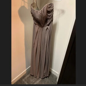 WTOO Long Dress, Tan/Taupe color